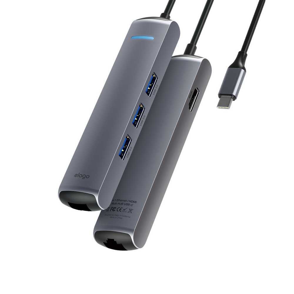 Elago 6-In-1 Ethernet/HDMI Multi Hub USB-C