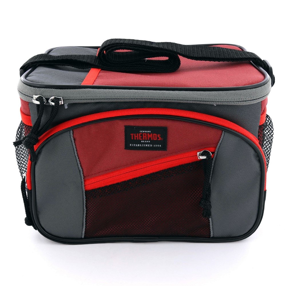 Thermos 6 Can Cooler Bag Maroon/Red