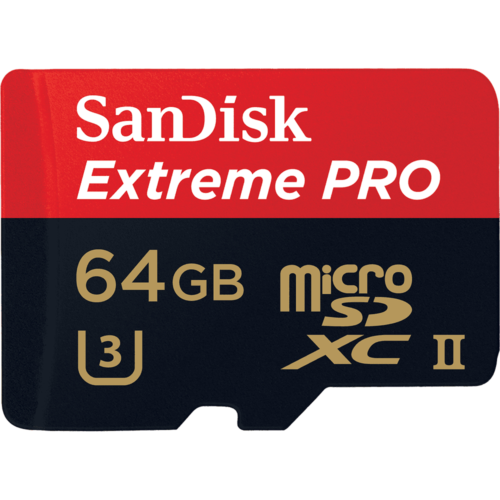 SanDisk Extreme Pro 64GB 64GB MicroSDXC UHS-II Class 10 Memory Card