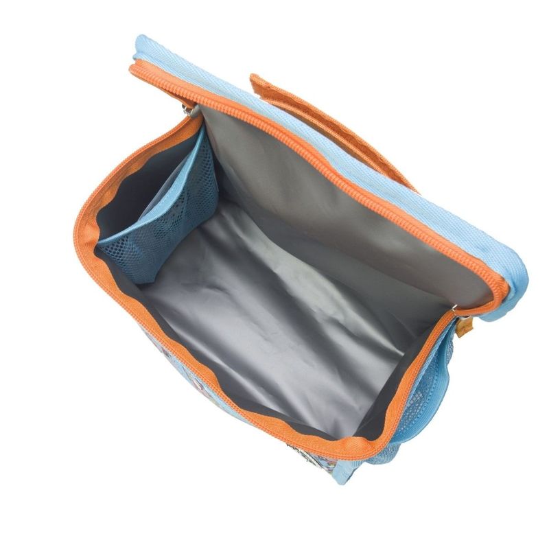 Zip & Zoe Robot Zipped Lunch Bag & Ice Pack Blue