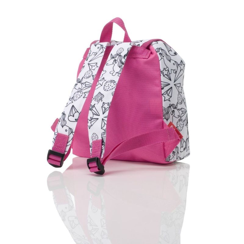 Zip & Zoe Unicorn Colour And Wash Backpack