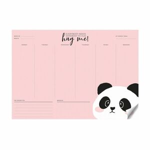 Legami Smart Week - Desk Planner - Panda
