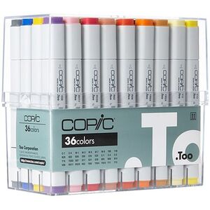 Copic Classic Refillable Markers - Basic Colors (Set of 36)