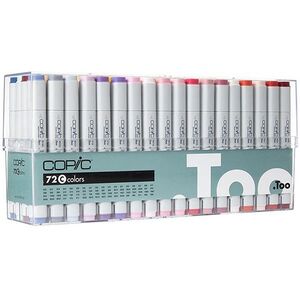 Copic Classic Refillable Markers - Colors Set 3 (Set of 72)