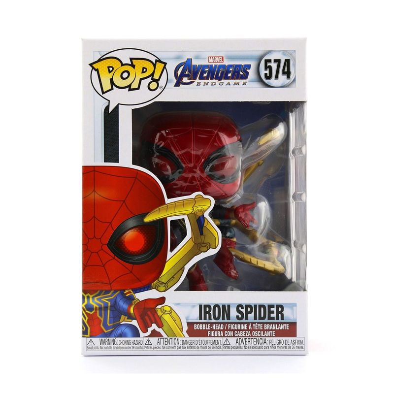 Funko Pop Marvel Endgame Iron Spider with Nano Gauntlet Vinyl Figure