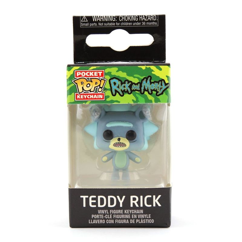 Funko Pop Keychain Rick & Morty Teddy Rick Vinyl Keychain