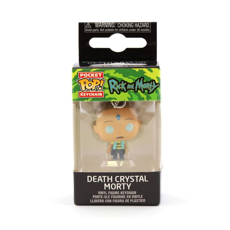 Funko Pop Keychain Rick & Morty Floating Death Crystal Morty Vinyl Keychain