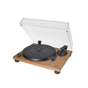 Audio Technica AT-LPW40WN Belt-Drive Turntable with Built-in Preamp - Wood