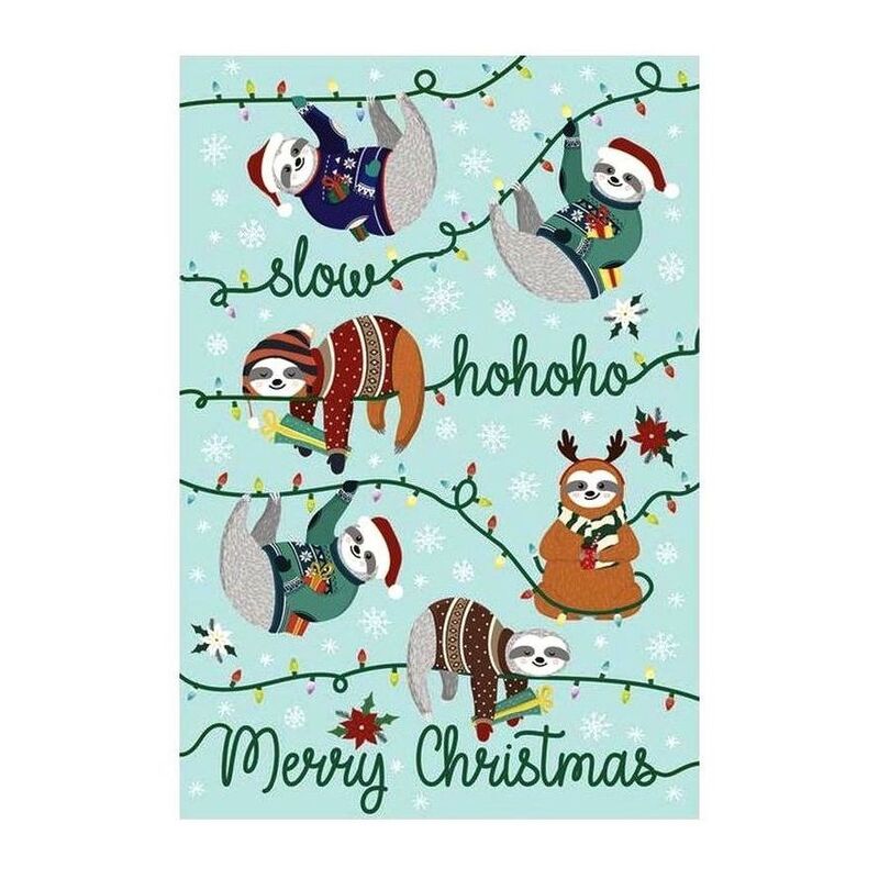Legami Unusual Christmas Greeting Cards Sloths