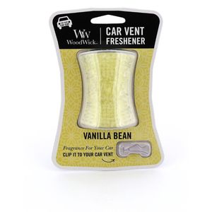 Woodwick Car Vent Refreshner Vanilla Bean