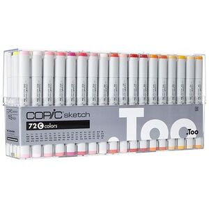 Copic Sketch Refillable Markers - Colors Set-C (Set of 72)
