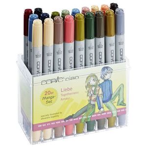 Copic Ciao Refillable Markers - Love (Set of 20)