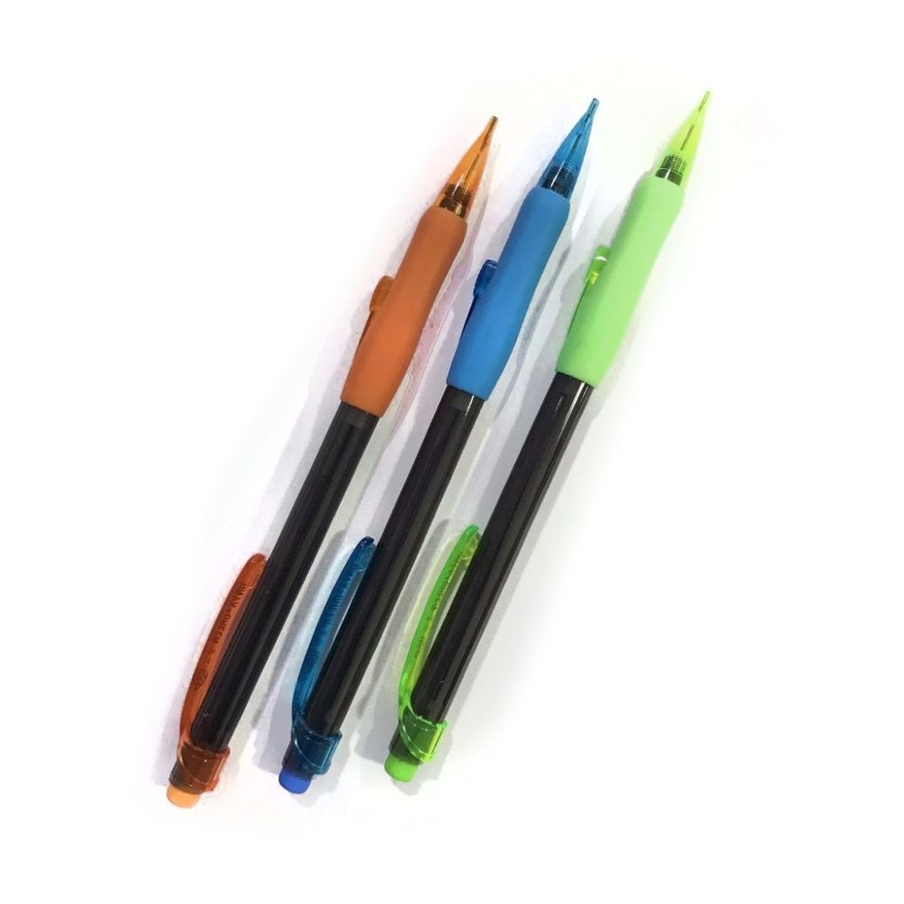 Onyx + Green Mechanical Pencils Bonus 3 Leads/3 Erasers Recycled PET (3 Pack)