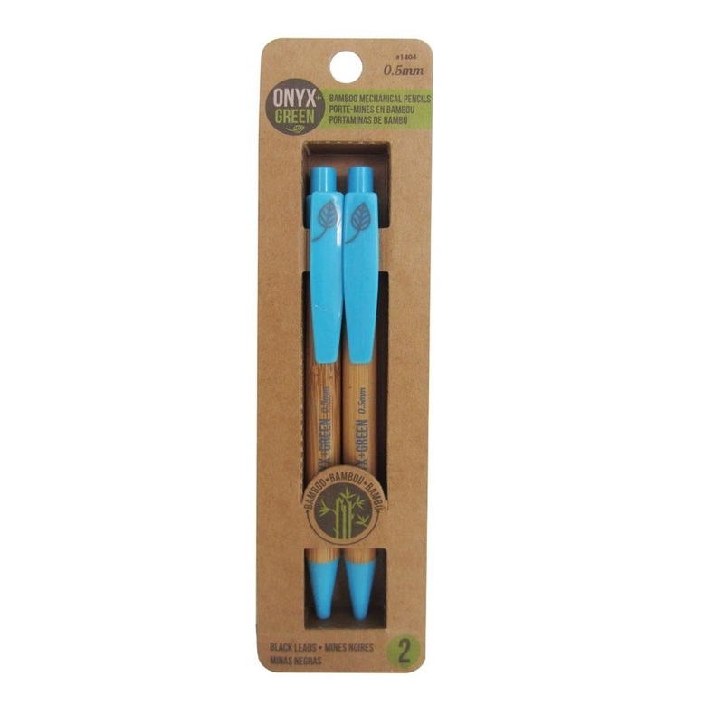 Onyx + Green Mechanical Pencils Bamboo/Recycled PET (2 Pack)