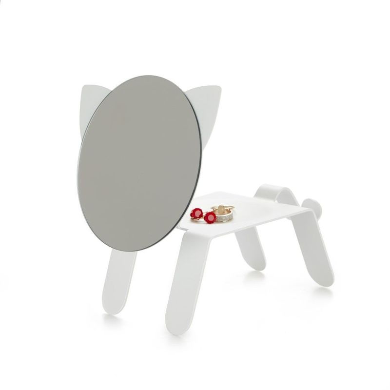 Balvi Cat Table Mirror White