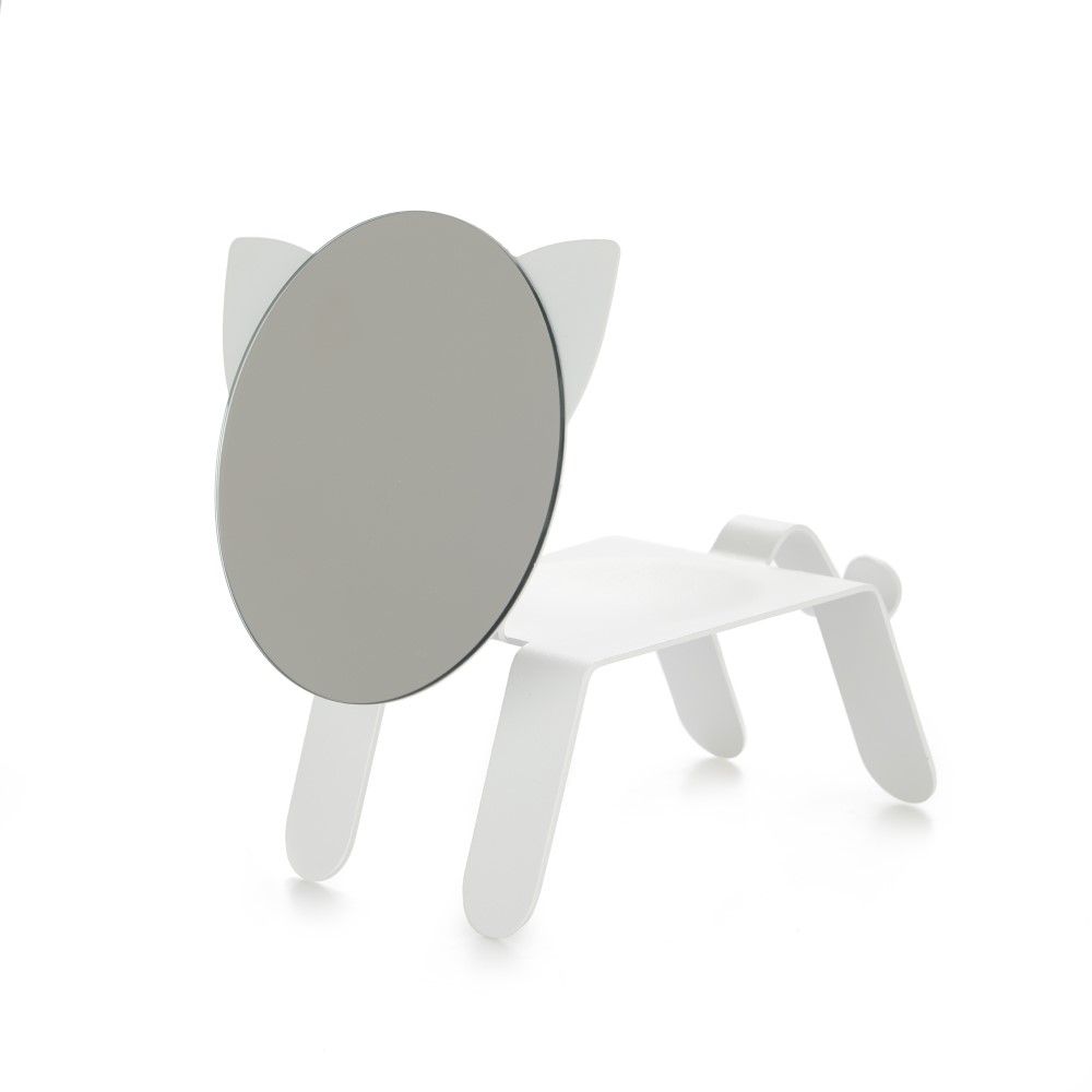 Balvi Cat Table Mirror White