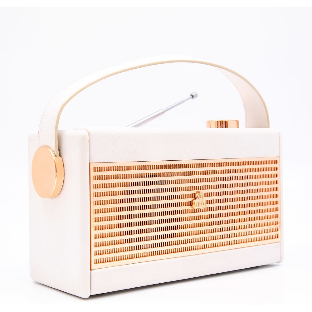 GPO Darcy Portable Analogue Radio Cream