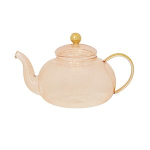 Cristina Re Classique Glass Teapot Rose
