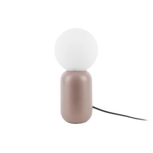 Leitmotiv Table Lamp Gala Faded Pink with Glass Ball