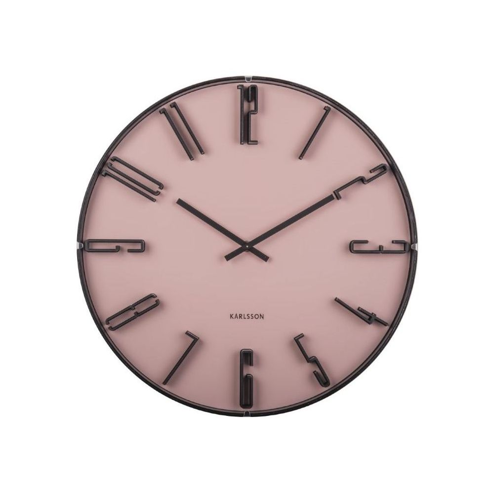 Karlsson Wall Clock Sentient Faded Pink