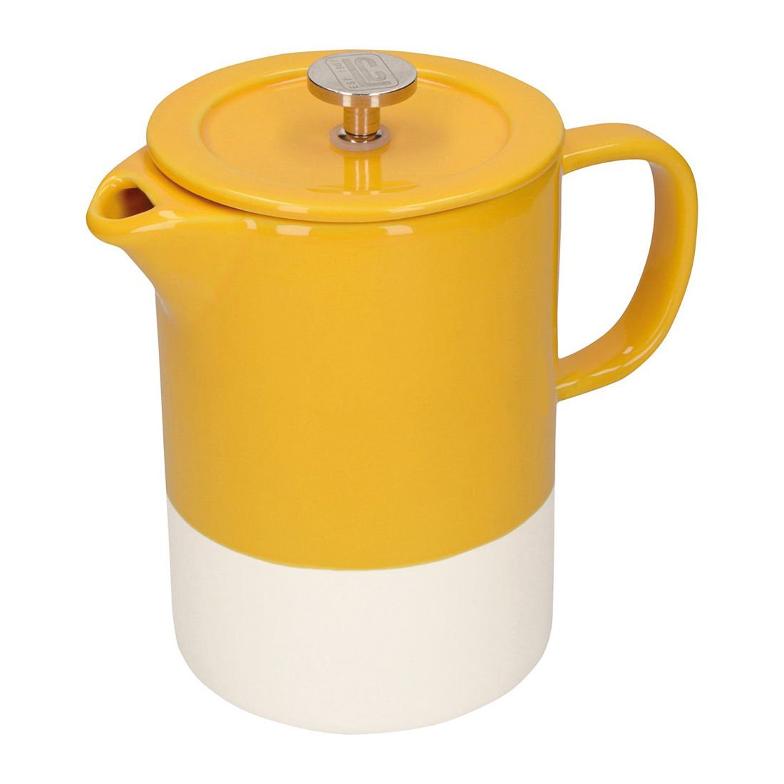 Kitchencraft L.A. Cafetiere Barcelona Mustard 6-Cup 850ml Cafetiere
