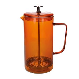 Kitchencraft L.A. Cafetiere Amber-Coloured 3-Cup Glass Cafetiere 350ml