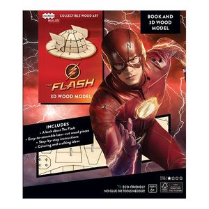 Incredibuilds The Flash Book And 3D Wood Model