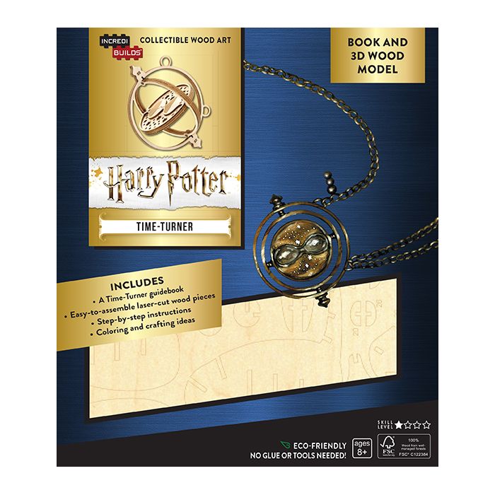 Incredibuilds Harry Potter Time-Turner Book And 3D Wood Model
