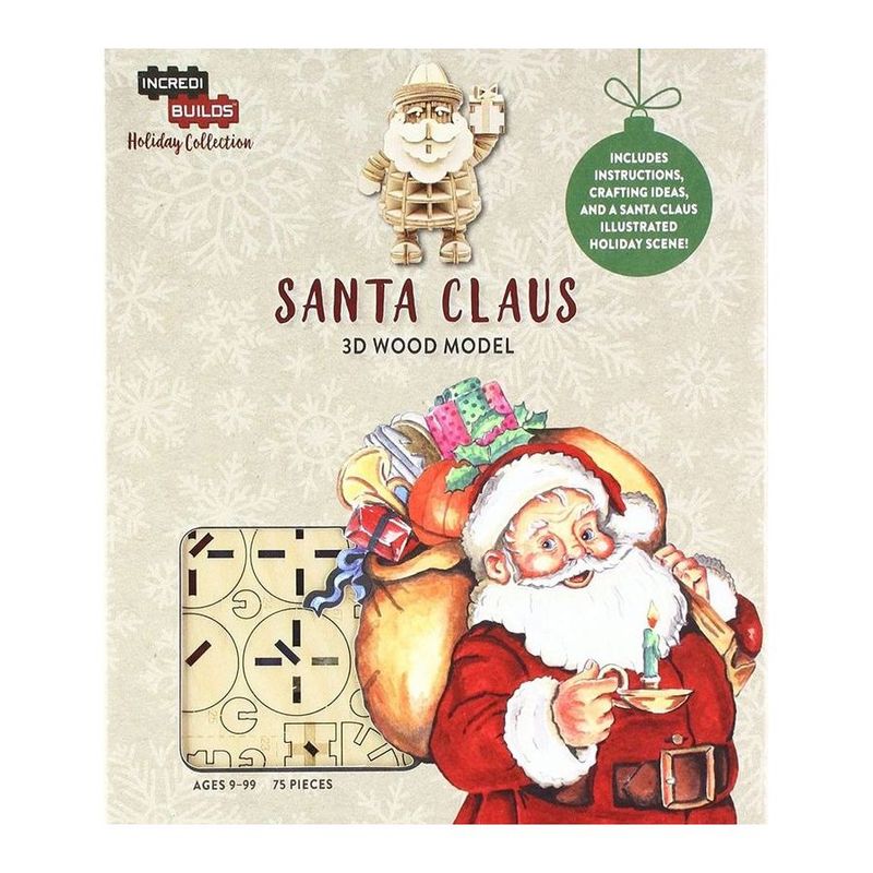 Incredibuilds Holiday Collection Santa Claus