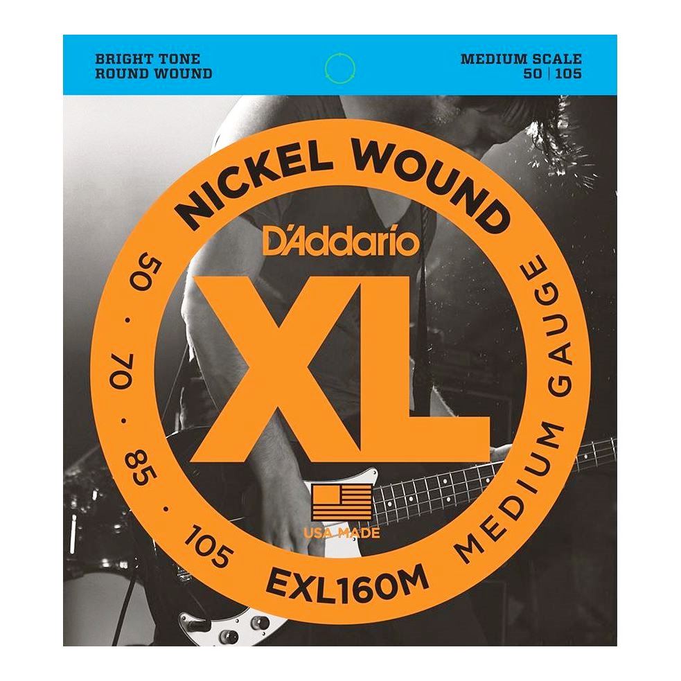 D'Addario Bass 4 Strings Nickel Wound Bass Medium