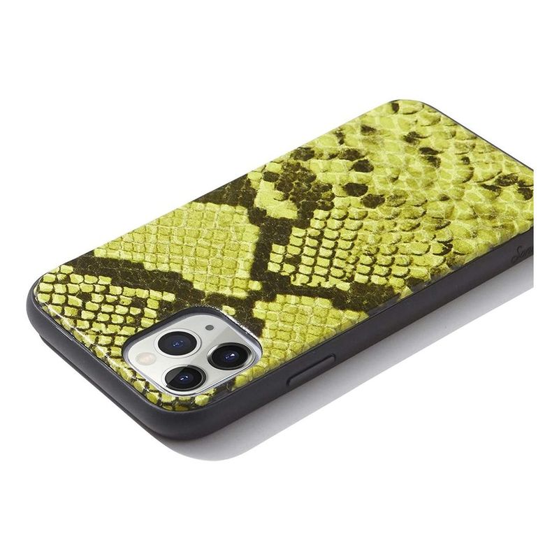 Sonix Leather Case Neon Green Python for iPhone 11 Pro Max