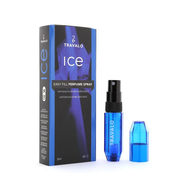 Travalo Refillable Perfume Bottle Ice Blue 5 ml