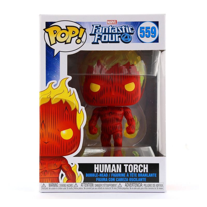 Funko Pop Marvel Fantastic Four Human Torch Vinyl Figure