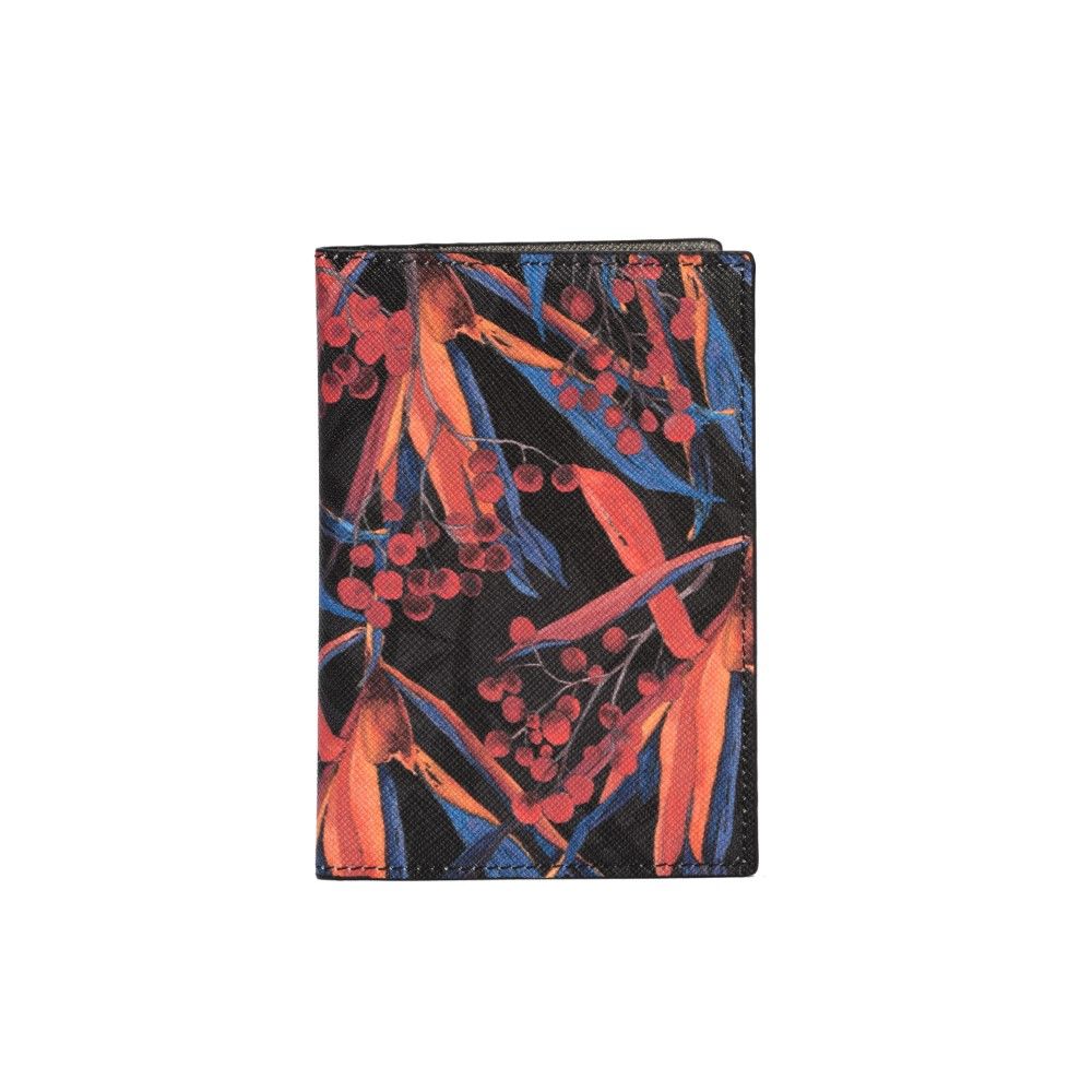 Fonfique Cradle Lily Black Gemma Passport Cover
