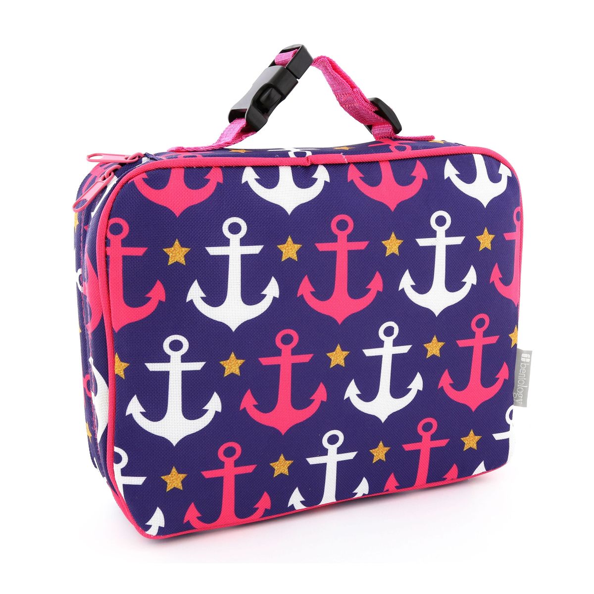 Bentology Deluxe Lunch Box Set Nautical (Classic Lunch Box + Bento Box + Ice Pack)