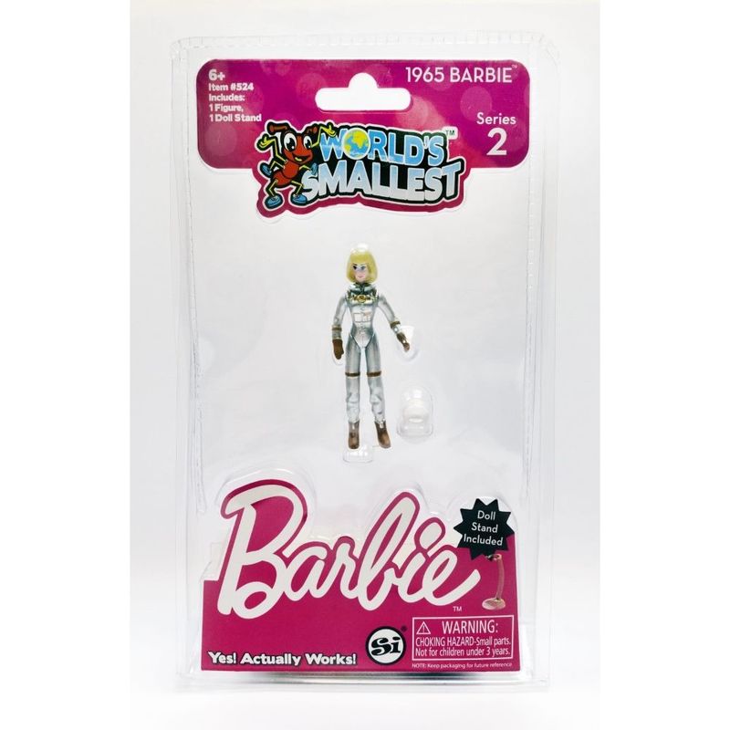 Worlds Smallest Barbie Series 2 Totally Hair & Astronaut (Includes 1)