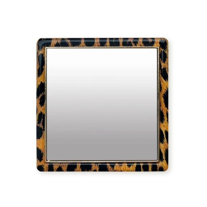 iDecoz Leopard Square Phone Mirror