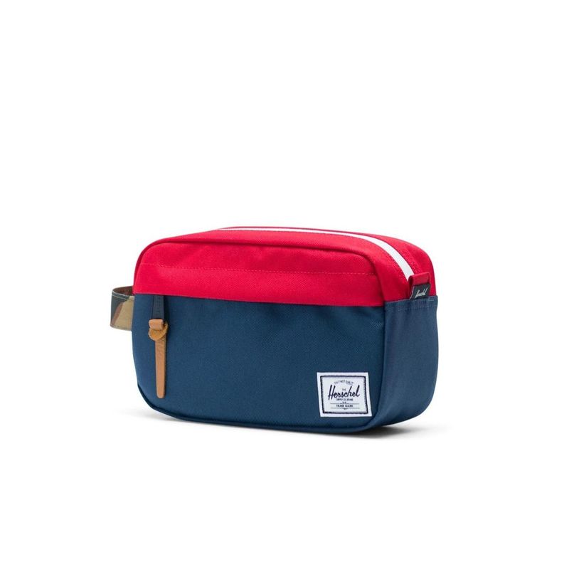 Herschel Classic Chapter Carry On Pouch Navy/Red/Woodland Camo
