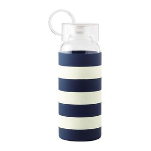 Kate Spade Water Bottle Navy Rugby Stripe