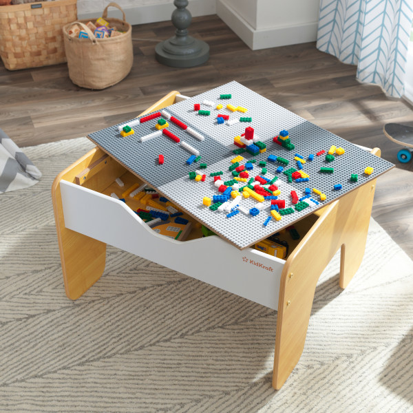 Kidkraft 2-In-1 Activity Table With Board Gray/Natural