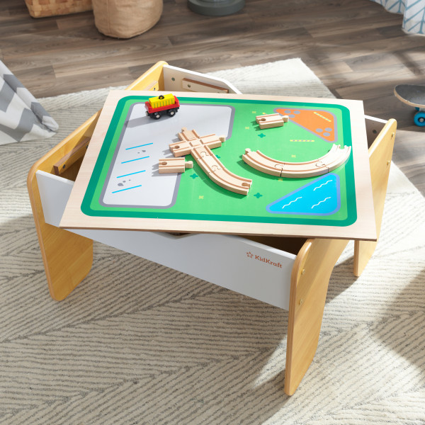 Kidkraft 2-In-1 Activity Table With Board Gray/Natural