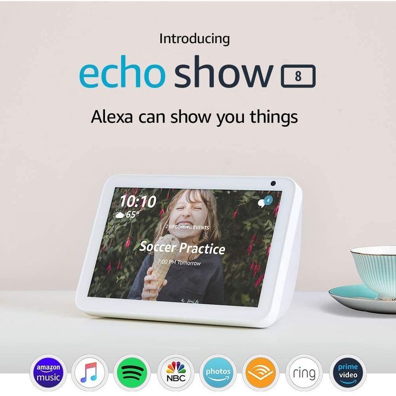 Amazon Echo Show 8 Sandstone Smart Display with Alexa