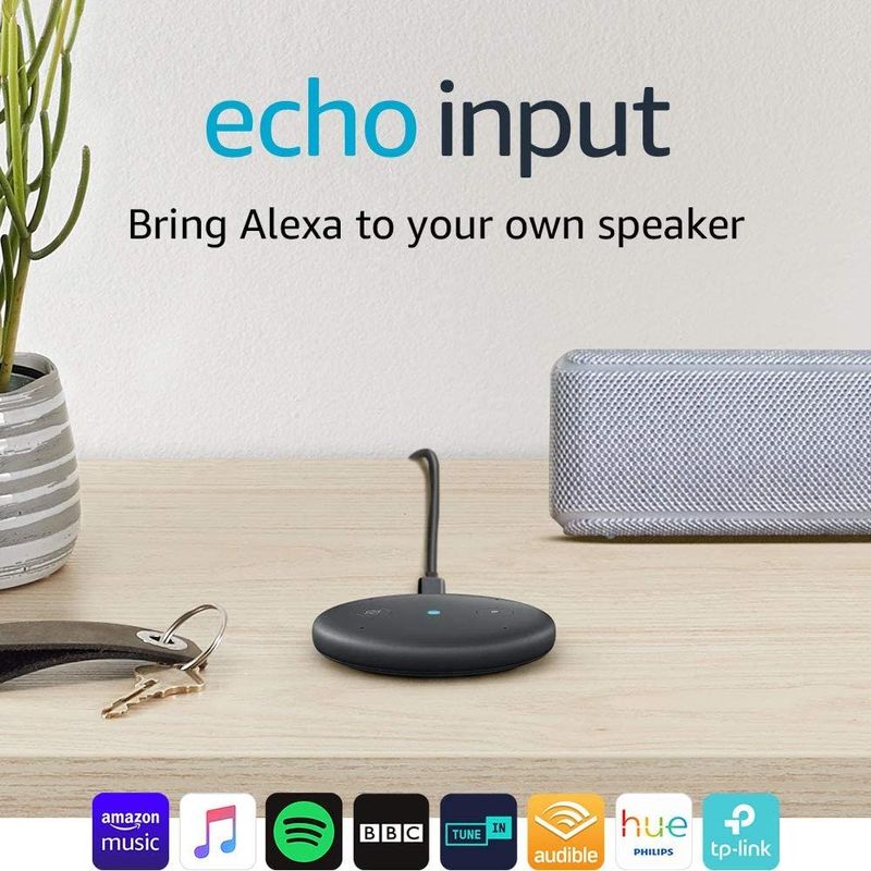 Amazon Echo Input Black (Adds Alexa to your own Speaker)
