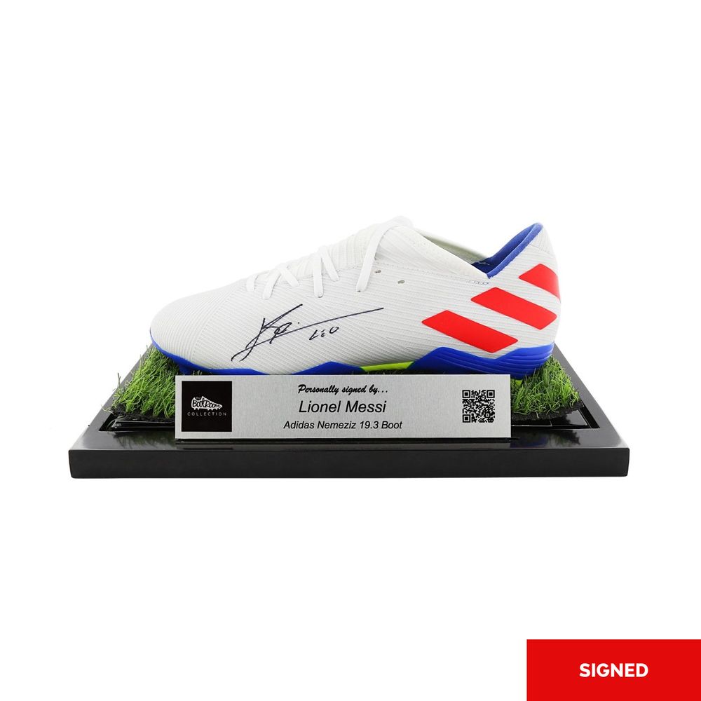 Bootroom Collection Authentic Signed Lionel Messi 19.3 Adidas Nemeziz Boot
