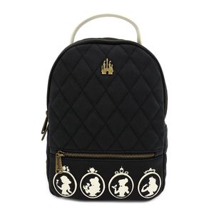Loungefly Disney Princess Black Disney Faux Leather Mini Backpack