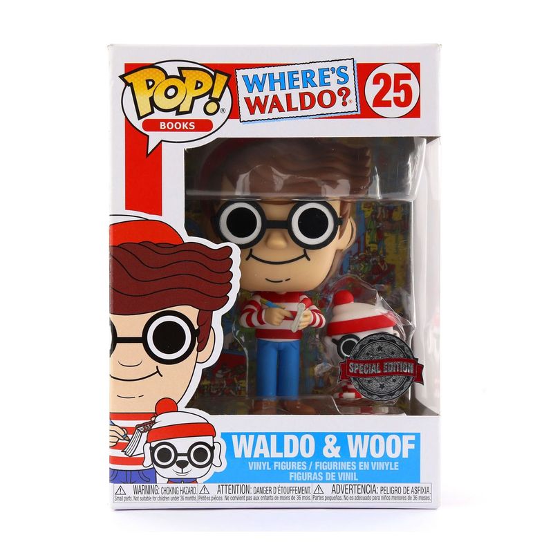 Funko Pop Books Where's Waldo with Dog Vinyl Figure