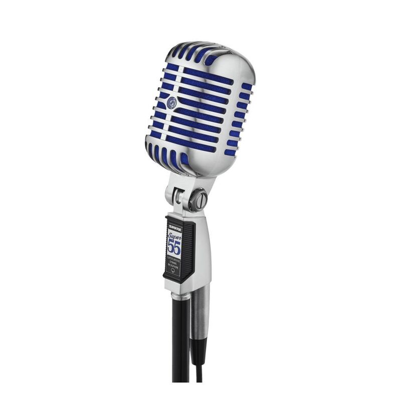 Shure Super 55 Microphone Silver