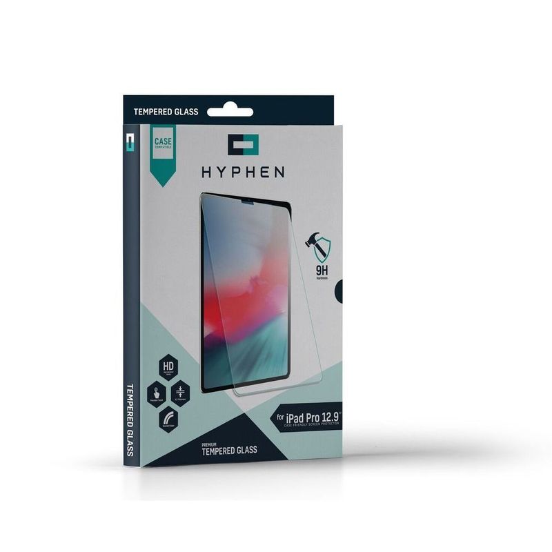 HYPHEN Case Friendly Tempered Glass for iPad Pro 12.9-Inch