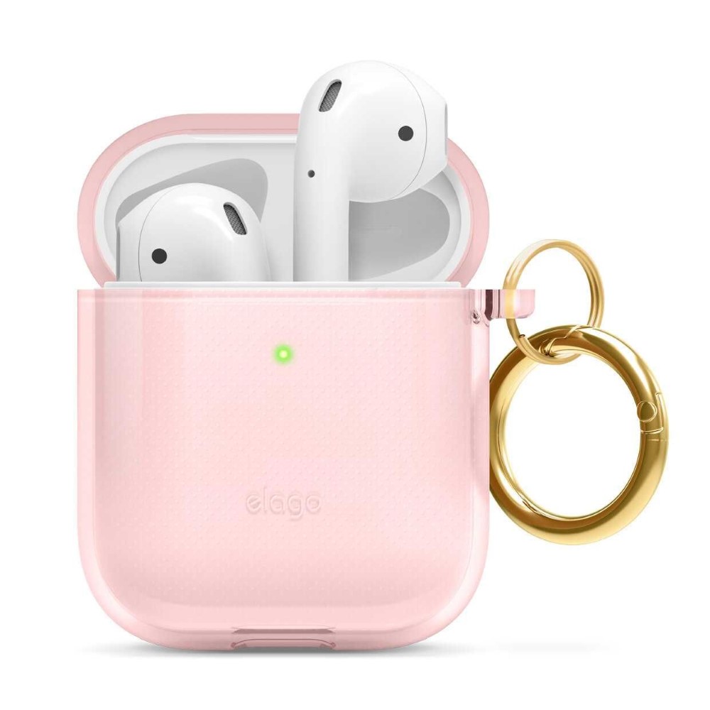 Elago Clear Hang Case Lovely Pink for AirPods
