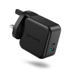 Ravpower 2 Port Pd Pioneer Wall Charger 18W Uk Black